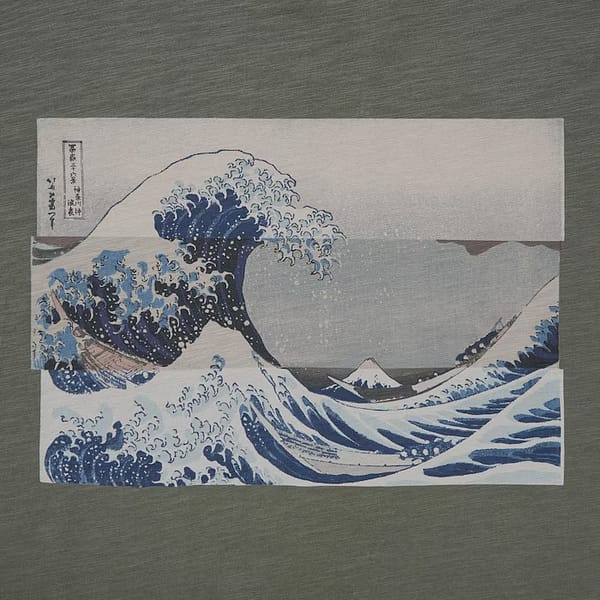 Playera Hokusai Olive 3